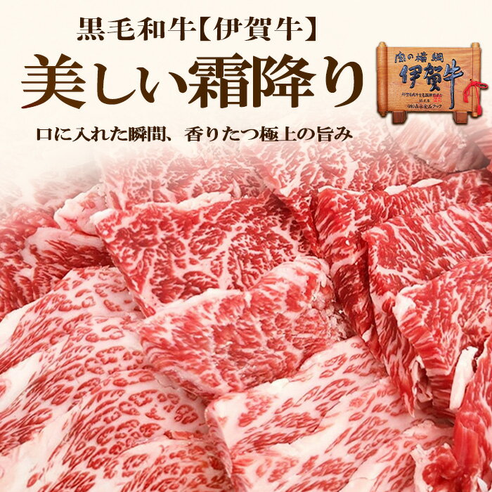 『肉の横綱』伊賀牛 程よい霜降りで濃厚な旨味ととろける様な柔らかさ　国産 黒毛和牛 【伊賀牛】新生活 入学 卒業 肉ギフト 祝い上焼肉 500g 2～3人前 三重県産 上カルビ 高級 送料無料 お歳暮 お中元 母の日 父の日 誕生日 夏ギフト 冬ギフト BBQ