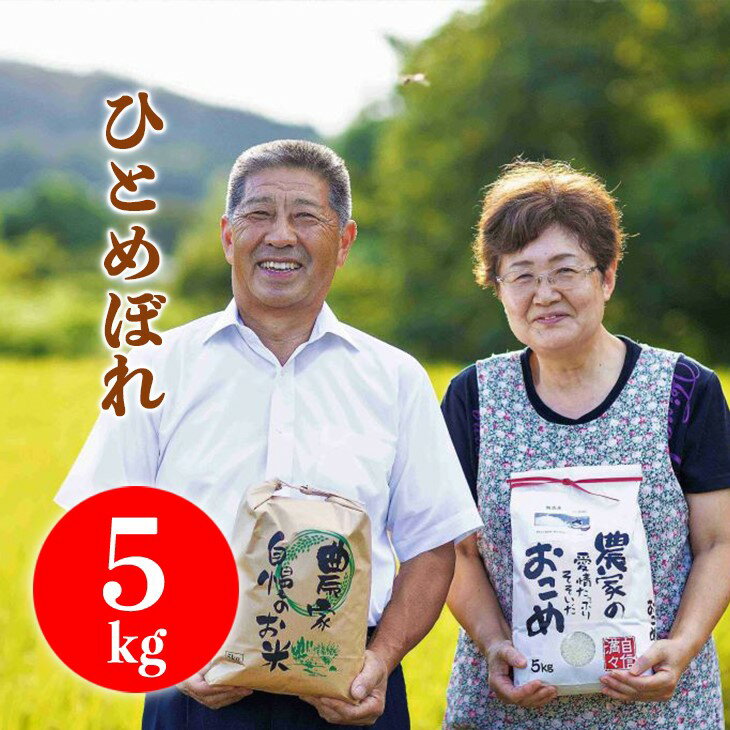 令和5年産 ひとめぼれ 5kg 【精白米】 送料無料 岩手県 農家直送 生産直売 ギフト 期間限定 米 白米