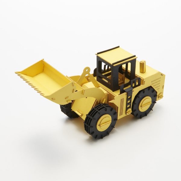 建設機械・重機 ペーパークラフト Cars Craft WHEEL LOADER（ホイールローダー）CC-K4 2