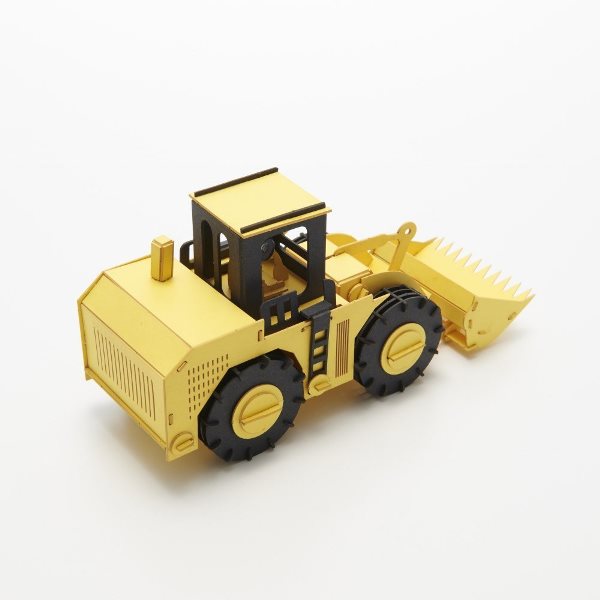 建設機械・重機 ペーパークラフト Cars Craft WHEEL LOADER（ホイールローダー）CC-K4 3