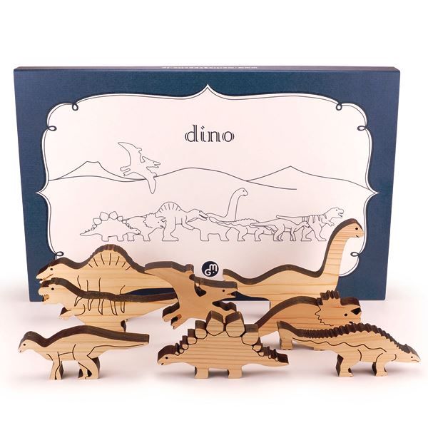 木のおもちゃ 日本製 積み木 マストロジェッペット DINO（ディノ）