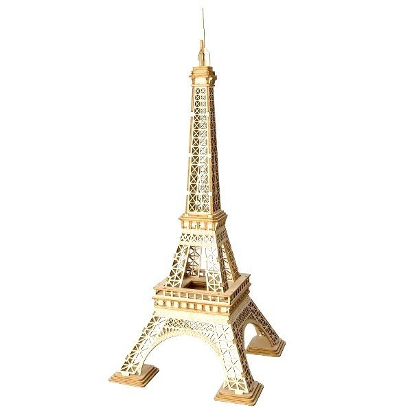 【ブラックフライデークーポン対象】つくるんです エッフェル塔 664747-TG501 日本語説明書付き Robotime ロボタイム 立体パズル 木製 DIY ウッドパズル 3Dウッドパズル 工作キット 組み立てキット インテリア