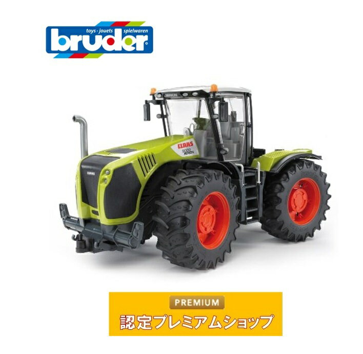 ●360°画像が見られます！ 商品名：BRUDER Claas Xerion5000 トラクター　03015 サイズ：幅420x奥行190x高さ255(mm) パッケージ：幅460x奥行195x高さ240(mm) 対象年齢：3歳〜 材質：プラスチック、ゴム 生産国：チェコ 運転席キャビン：前後回転可能 前輪：サスペンション構造・ハンドル連動（本体後部に補助ハンドル付属） 牽引アタッチメント：ダイヤル回転で高さ調節　 ボンネット：開閉可能　 ドア：開閉可能 ※3歳ぐらいのお子様でも楽しく遊べるとは思いますが、乱暴な扱い方をすると割れたり壊れたりする恐れがあります。 お子様には優しく取り扱うように、親御様も一緒になって教えてあげて下さい。 関連ワード：はたらくくるま はたらく車 車 ミニカー おもちゃ 誕生日 クリスマス プレゼント 男の子 おとこのこ 女の子 おんなのこ 農業 農業機械 畜産 トラクター クラース Claas 埼玉 熊谷 店頭受取　 　　　●●●この商品の可動部分とアクセサリー互換性●●● ※この商品の主な動かせる部分の案内と取り付け可能な別売アクセサリーの品番です。 【bruder商品表示マークと可動部の表示例】 　　　●●●安全基準●●● CE：ヨーロッパ安全規格　ASTM：アメリカ材料試験規格適合　spiel gut：ドイツ玩具審議会推奨マーク 　　　　●●●可動表示マークの例●●● ※bruderの商品ページにはこのような可動アイコンを表示しています。