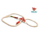 MICKI ミッキィ社 汽車セット 吊り橋 E10-9 木製レール 汽車 レール