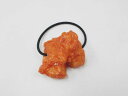 【 ヘアゴム 唐揚・中 】 日本製 小物 食品サンプル おもしろ プレゼント かわいい おしゃれ ハンドメイド 模型 フェイクフード フード 食べ物 パーツ 撮...
