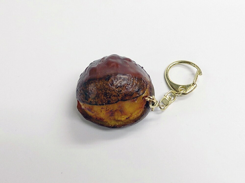 【 キーホルダー 笑栗 】 日本製 小物 食品サンプル おもしろ プレゼント かわいい...