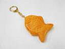 【 キーホルダー タイヤキ (新)】 日本製 小物 食品サンプル おもしろ プレゼント かわいい おしゃれ ハンドメイド ポーチ バッグ 模型 フェイクフード ...
