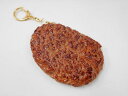 【 キーホルダー ハンバーグ大】 日本製 小物 食品サンプル おもしろ プレゼント かわいい おしゃれ ハンドメイド ポーチ バッグ 模型 フェイクフード フー...