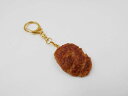 【 キーホルダー ハンバーグ・中 】 日本製 小物 食品サンプル おもしろ プレゼント かわいい おしゃれ ハンドメイド ポーチ バッグ 模型 フェイクフード ...