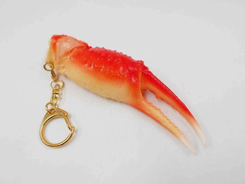 【 キーホルダー カニ爪 】 日本製 小物 食品サンプル おもしろ プレゼント かわい...