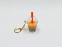 【 キーホルダー タピオカ マンゴー ・ ミニ】 日本製 小物 食品サンプル おもしろ プレゼント かわいい おしゃれ ハンドメイド ポーチ バッグ 模型 フェ...