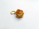 【 キーホルダー バーガー:フィッシュ 】 日本製 小物 食品サンプル おもしろ プレゼント かわいい おしゃれ ハンドメイド ポーチ バッグ 模型 フェイクフ...