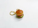 【 キーホルダー バーガー:デラックス 】 日本製 小物 食品サンプル おもしろ プレゼント かわいい おしゃれ ハンドメイド ポーチ バッグ 模型 フェイクフ...
