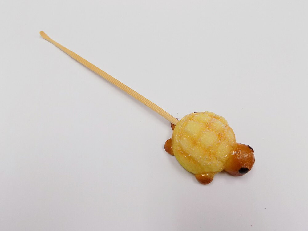 【 耳かき カメロンパン 】 日本製 小物 食品サンプル おもしろ プレゼント かわいい おしゃれ ハンド..