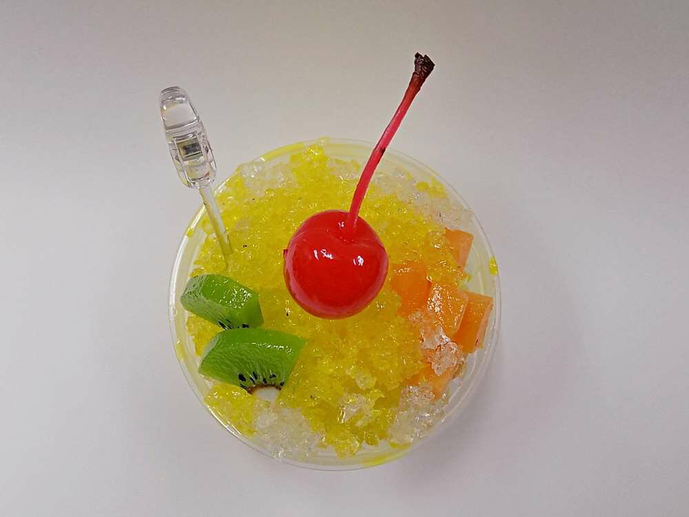 【 ペン立て かき氷 小・レモン 】 日本製 小物 食品サンプル おもしろ プレゼント...