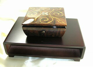 woodny　オルゴール オルゴール用　サウンドボックス（共鳴箱）　ダークブラウン　Sサイズ　ウッドニー製（日本）Z005-SDK