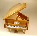ピアノ型オルゴール　18弁オルゴール内臓　ナチュラル　（（日本製：東洋音響）YK-GP-4 3