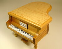 ピアノ型オルゴール　18弁オルゴール内臓　ナチュラル　（（日本製：東洋音響）YK-...