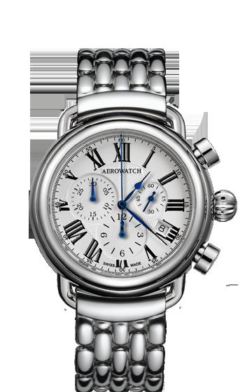 アエロ腕時計 1942 Collection Homage 1910 & Chronograph Quartz 83939 AA07 M [送料無料]
