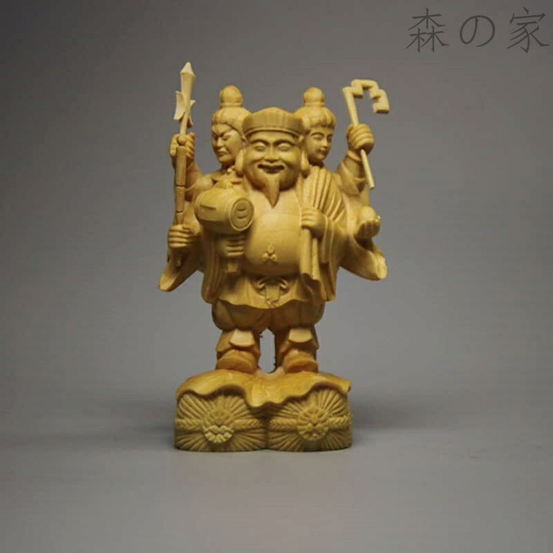 【送料無料】仏像 七福神 置物 厄除け 開運(Size:6cm)