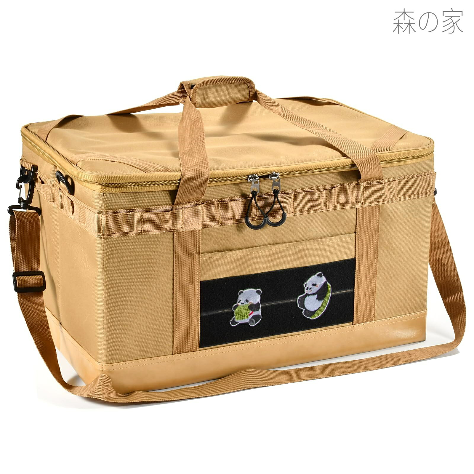 AVOFOREST アウトドアバッグ キャンプ コンテナ 32L/62L 仕切り板付 折りたたみ可能 大容量 ショルダーストラップ付き 軽量 持運び便利 車載収納 ソロキャンプ用