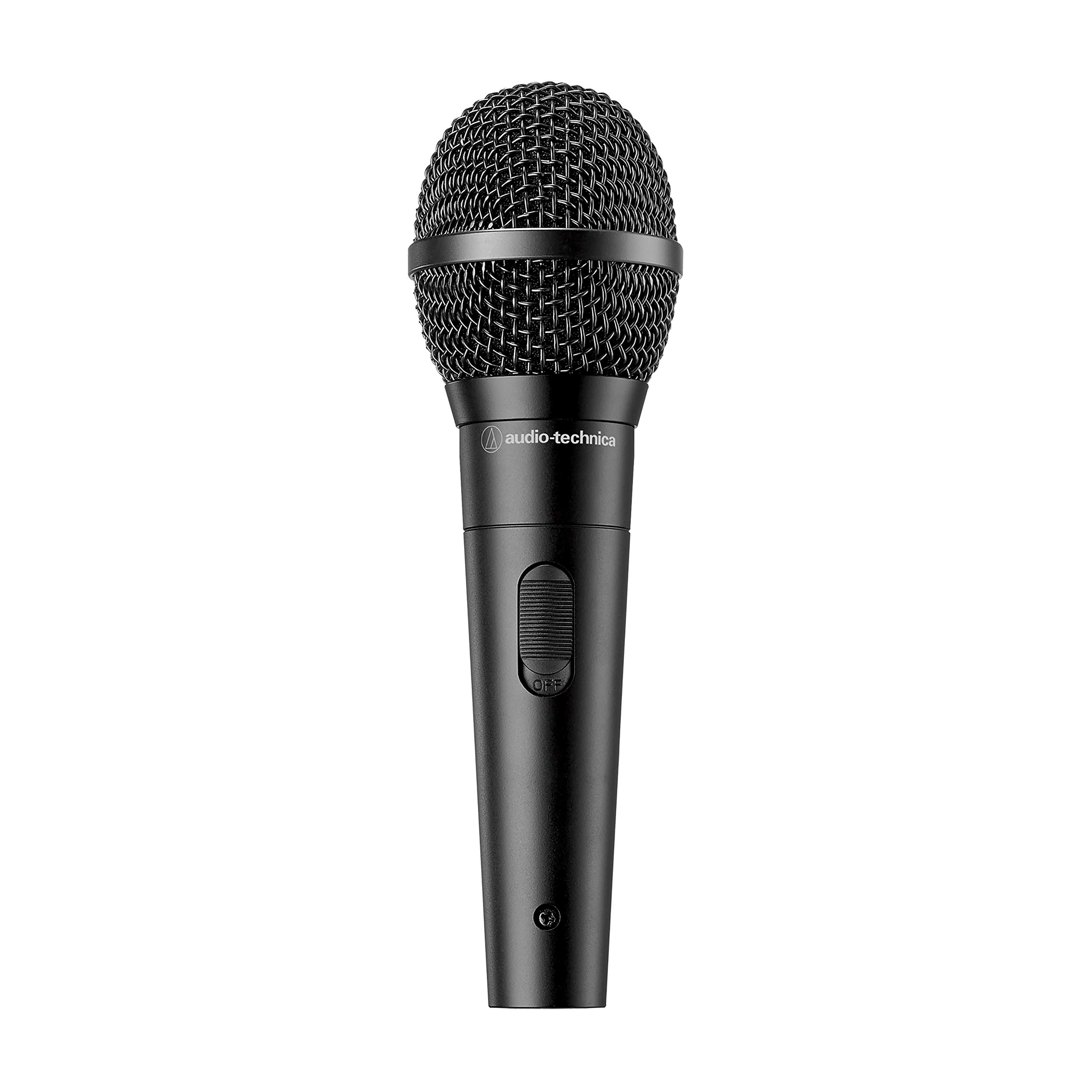Rakuten - 【送料無料】オーディオテクニカ ATR1300x ダイナミックマイクボーカル/楽器用 XLR 5.0mケーブル スタンドマイクホルダー付属