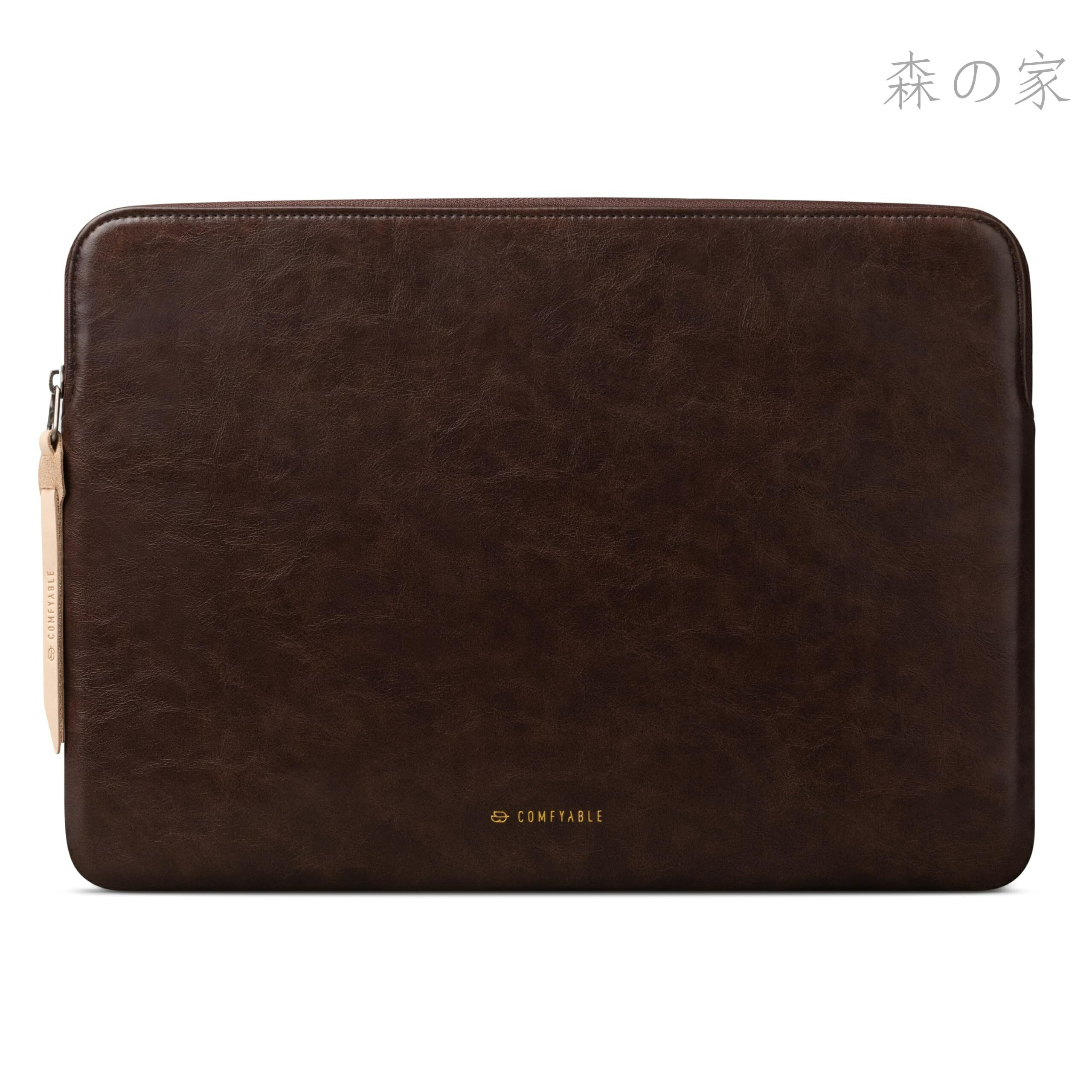 Slim Protective Laptop Sleeve Compatible with 13/13.3/14 Inch MacBook Air & MacBook Pro Mac Travel Case Laptop Pouch Slim PU Leather Cover M4/M3/M2/M1 2025-2021 Briarwood