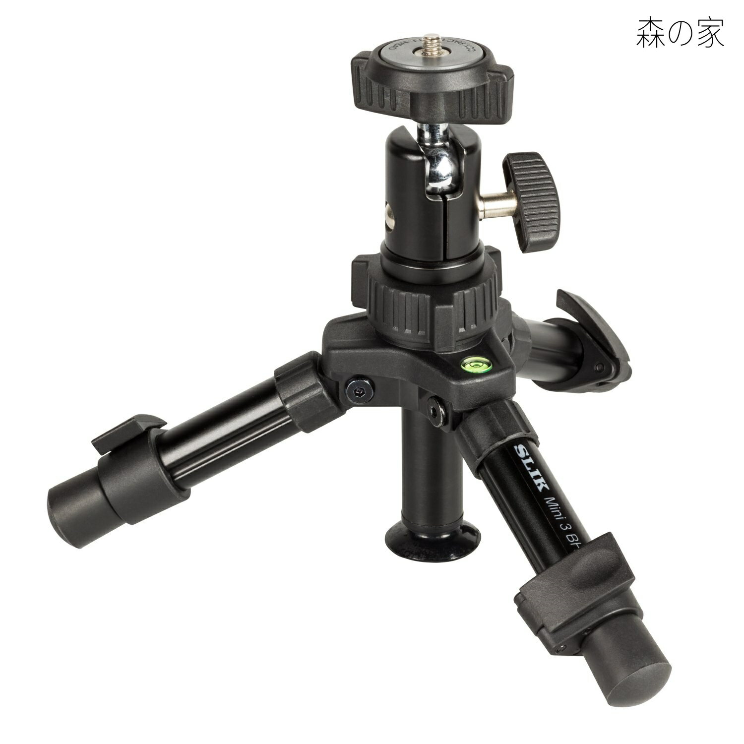 Rakuten - 卓上三脚 携帯ポーチ付 ミニ3 BH 2段 レバーロック式 自由雲台付属 217115
