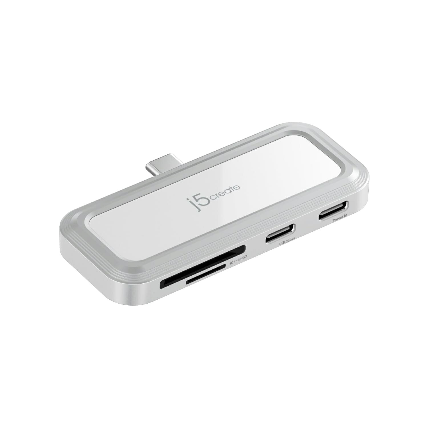 - 直付け式 4in1マルチアダプター iPhone17 シリーズ対応 PD100W充電 USB3.2 Gen1 5Gbps microSD/SDカードリーダー搭載 高速転送 スマホ/タブレット/ノートPC ケース装着可 ドライバー不要 iPhone15以降 16e Air iPadPro Android Pixel Galaxy JCH167-EJ