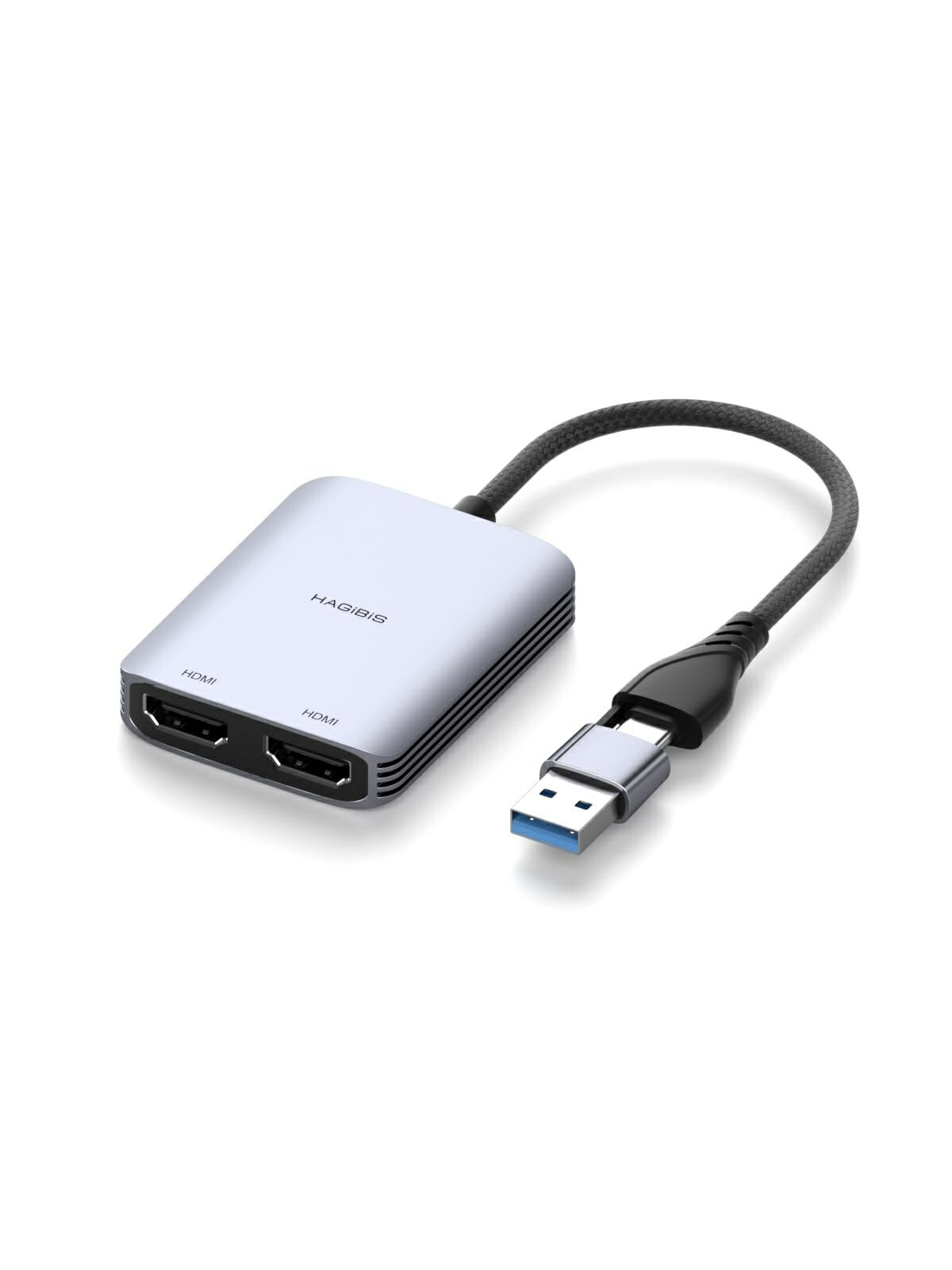 【送料無料】3.0またはSB CにデュアルHDMIアダプタ用Mac Windows MSTデュアルモニターコンバータトリプルディスプレイ用Apple M1/M2/M3チップHDMIスプリッタ拡張用MacBook Pro