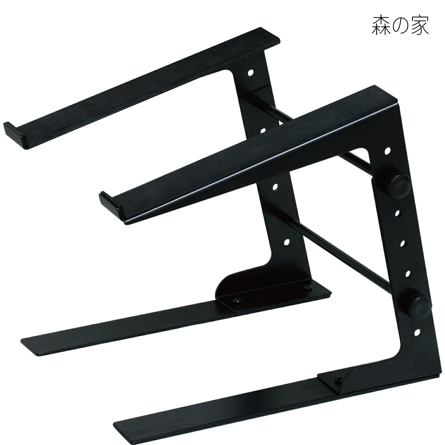 【送料無料】DJ用ラップトップスタンド 高さ調節可能 滑り止め設計 LT-100B