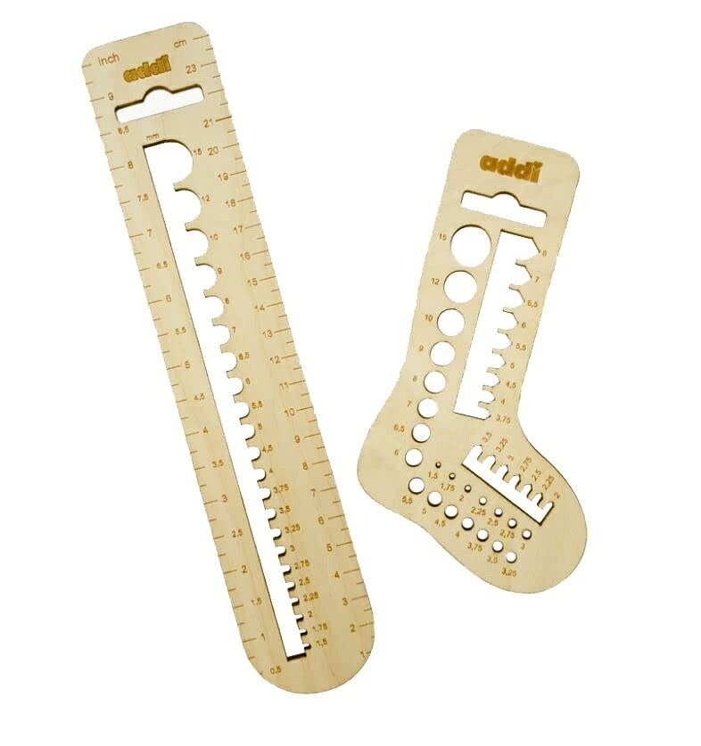 addi Calibrio カリブロ 木製ニードルゲージ サイズメジャー 欧州製 