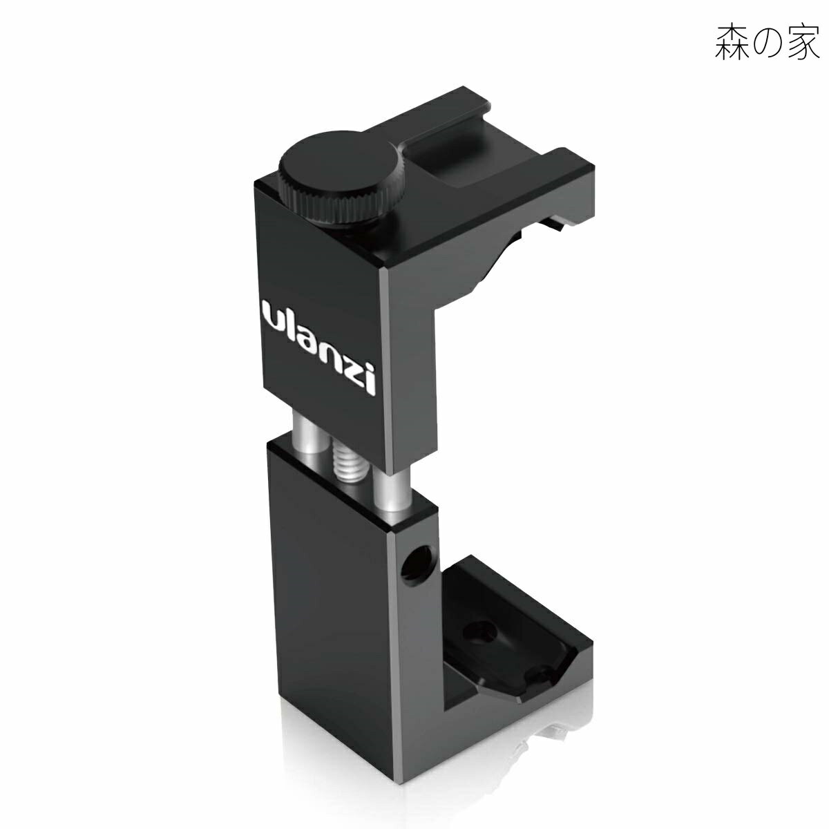 スマホホルダー 三脚スマホホルダー 全金属製 スマートフォン三脚マウント コールドシュー付き 横も縦も撮影可 三脚用 スマホクリップ web会議 宅録生放送 TikTok Vlog YouTube instagram IGTV 用スマホホルダー iPhone14&13&12/ 14&13&12 Pro/ 14&13&12 Pro Max