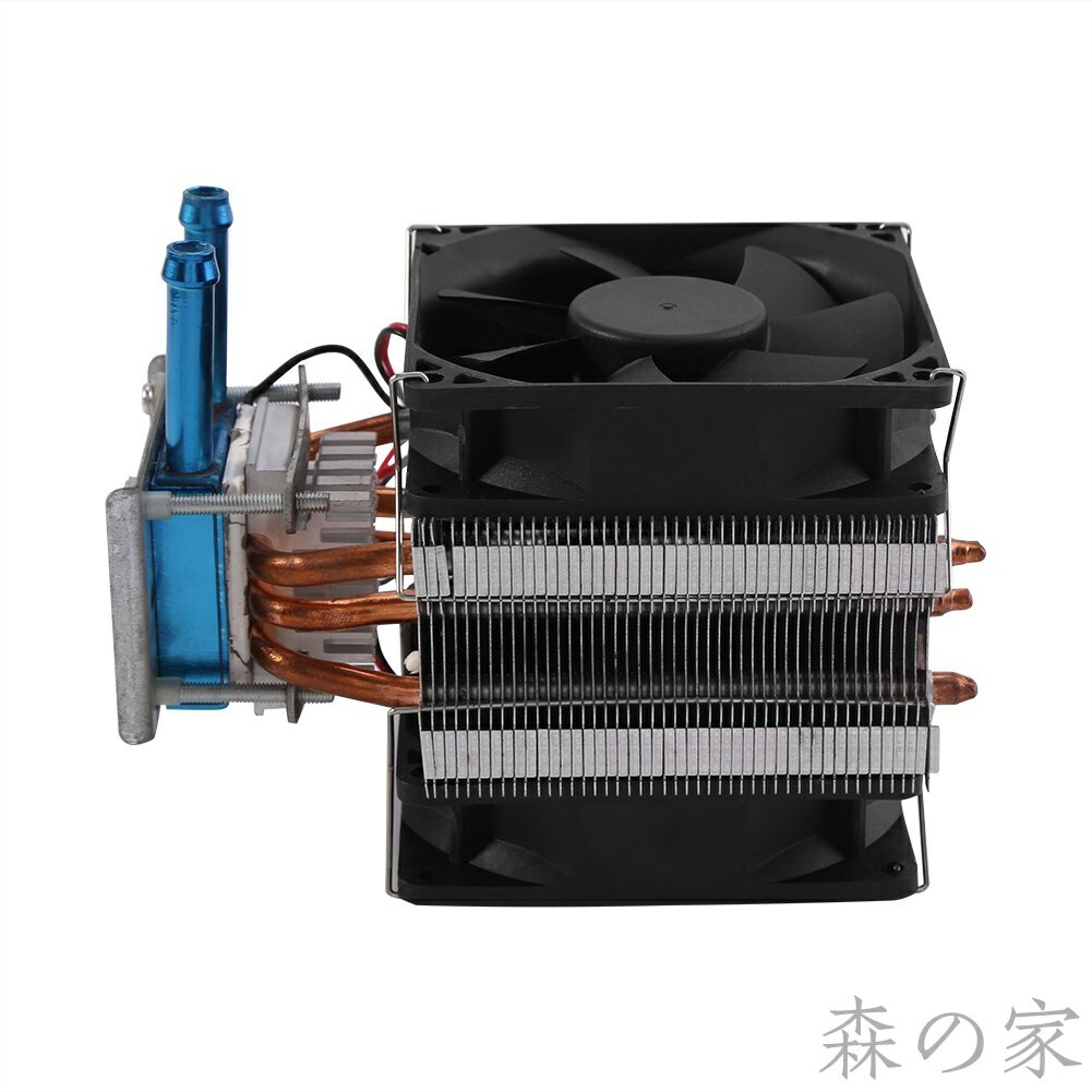Rakuten - 【送料無料】ペルチェ冷却半導体冷却 12V熱電冷却器ペルチェ 半導体冷却システム 半導体冷凍DIY水冷システムクーラーデバイスファン 空冷装置 水槽用
