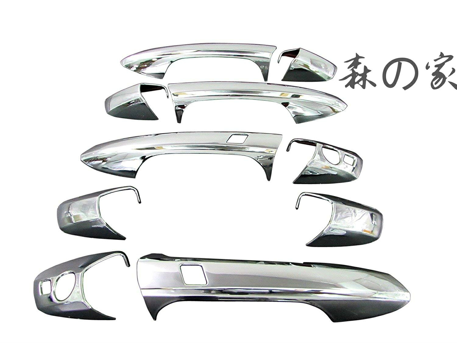 【送料無料】X166 メッキドアハンドルカバー ノブ Aセット 【 GLK-NOBU-A1B1C1 】 GLS350d GLS550 23561
