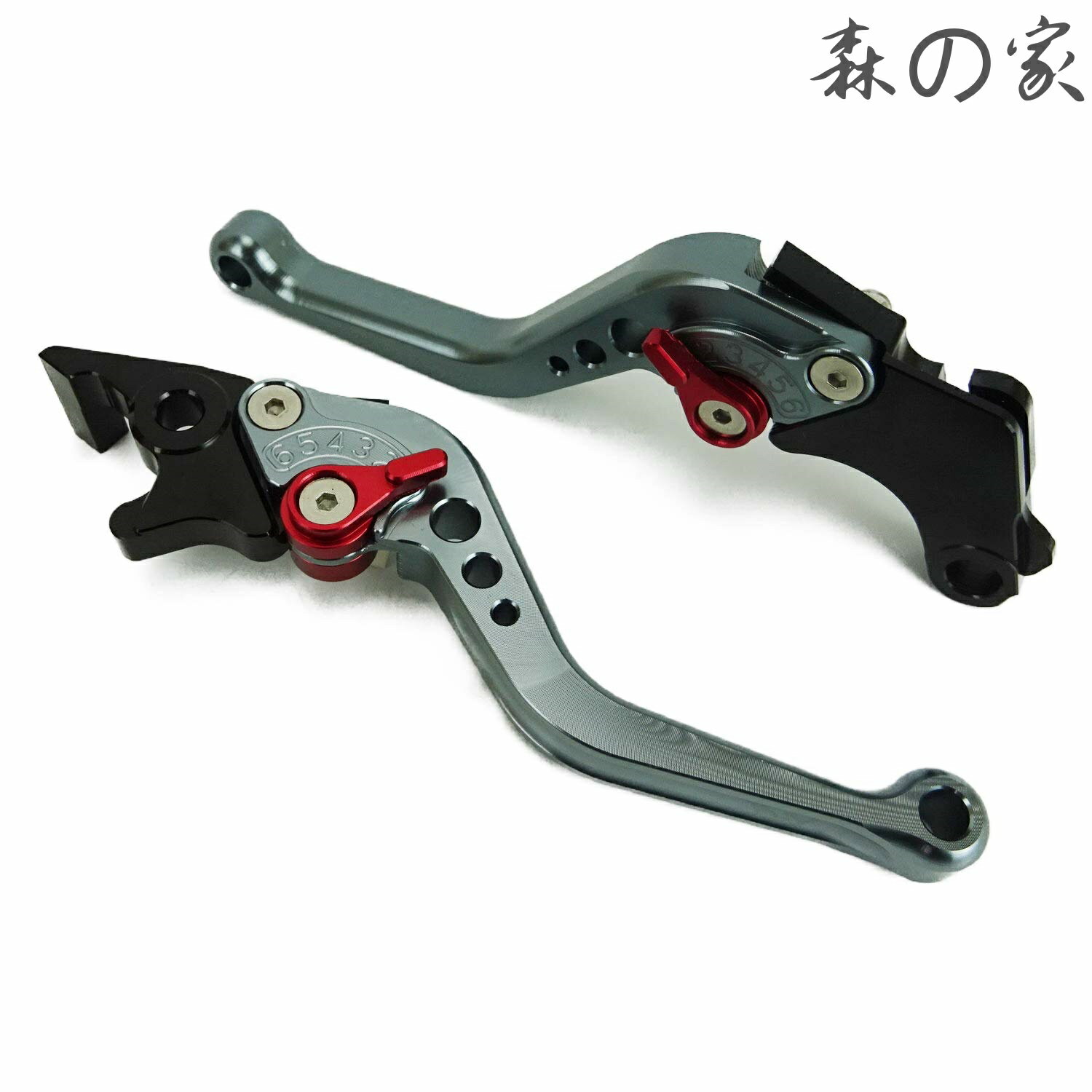 Rakuten - 【送料無料】ブレーキ クラッチレバー 6段階調整 ショート CL250 モンキー125 GROM 400X CBR400R 等に適合