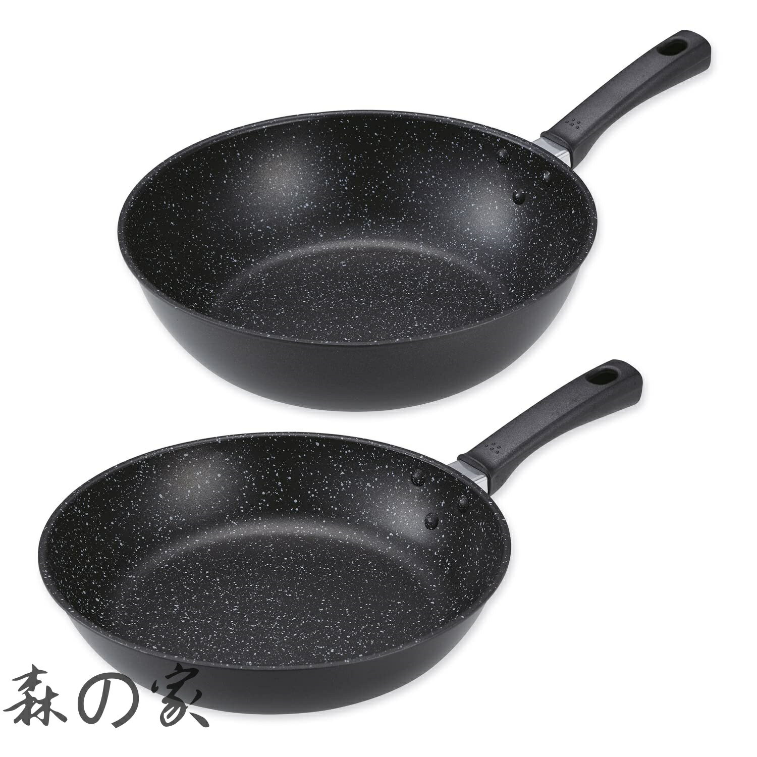 【送料無料】KAI 軽いフライパンセット 浅型26cm＆深型28cm ガス火 IH対応 PFOS不使用 PFOSフリー 軽量フライパン 炒め鍋