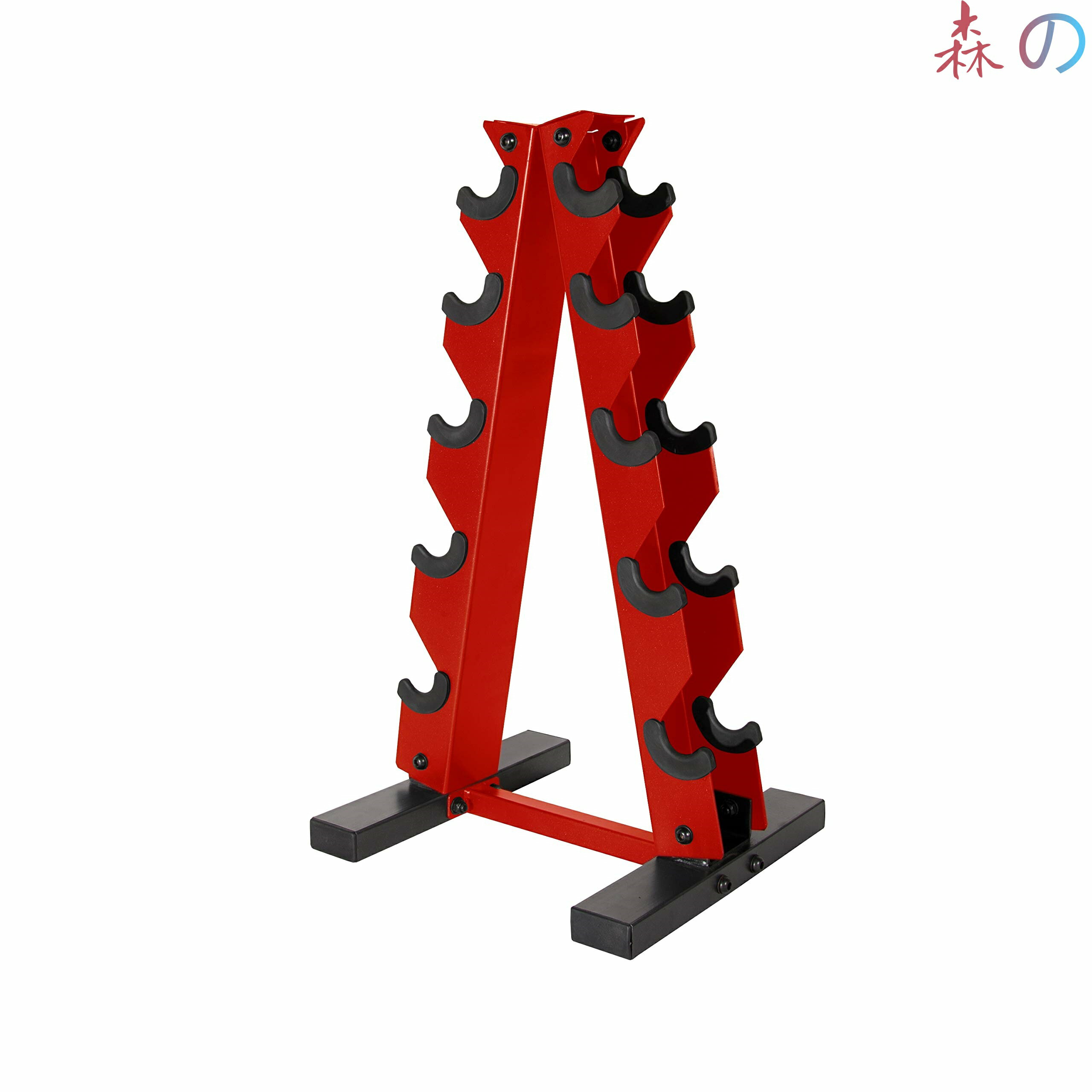 Rakuten - 【送料無料】Barbell Aフレームダンベルウェイトラック、レッド、RK-12BIS-RD