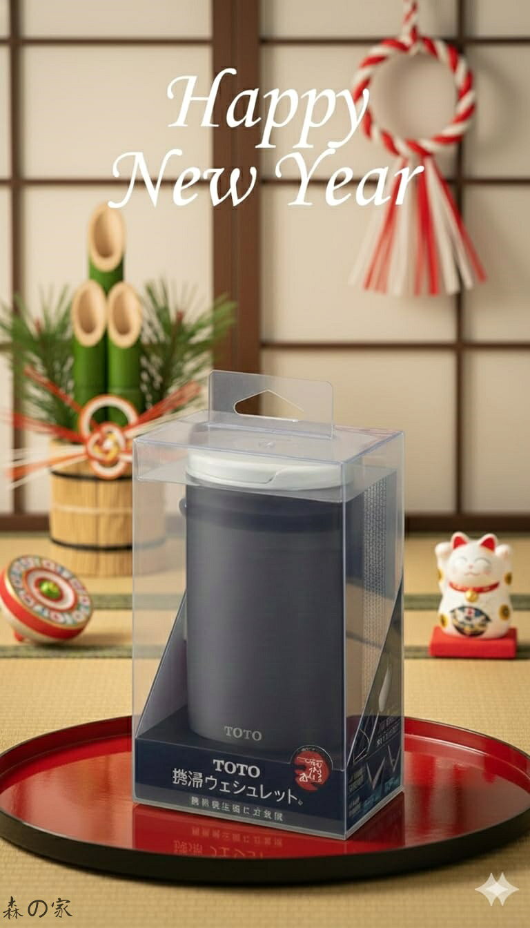 森の家の【送料無料】【いつでもどこでも携帯できる】 携帯ウォシュレット グレー YEW4W3｜アングル2