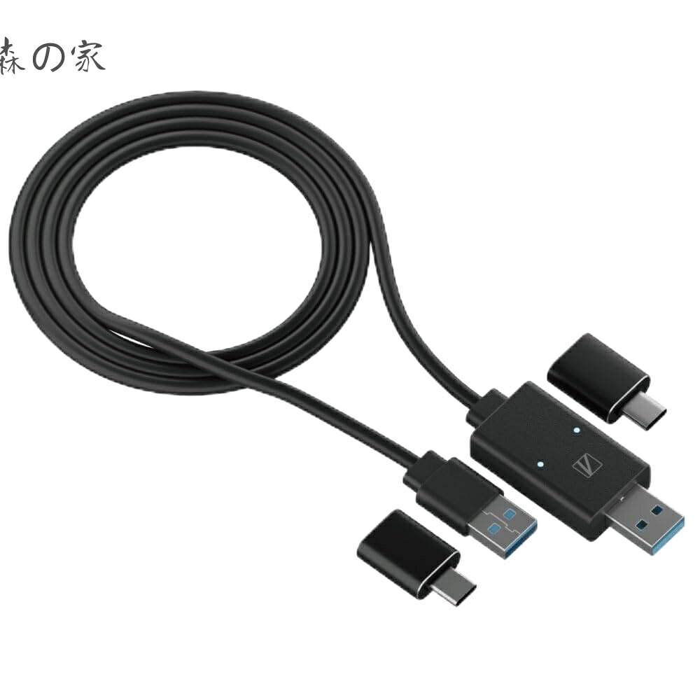 11 USB3.0 Win Mac 両対応 5Gbps PC間データ相互移動 コピー マウスカーソル キーボード SD-U3DLINK-C