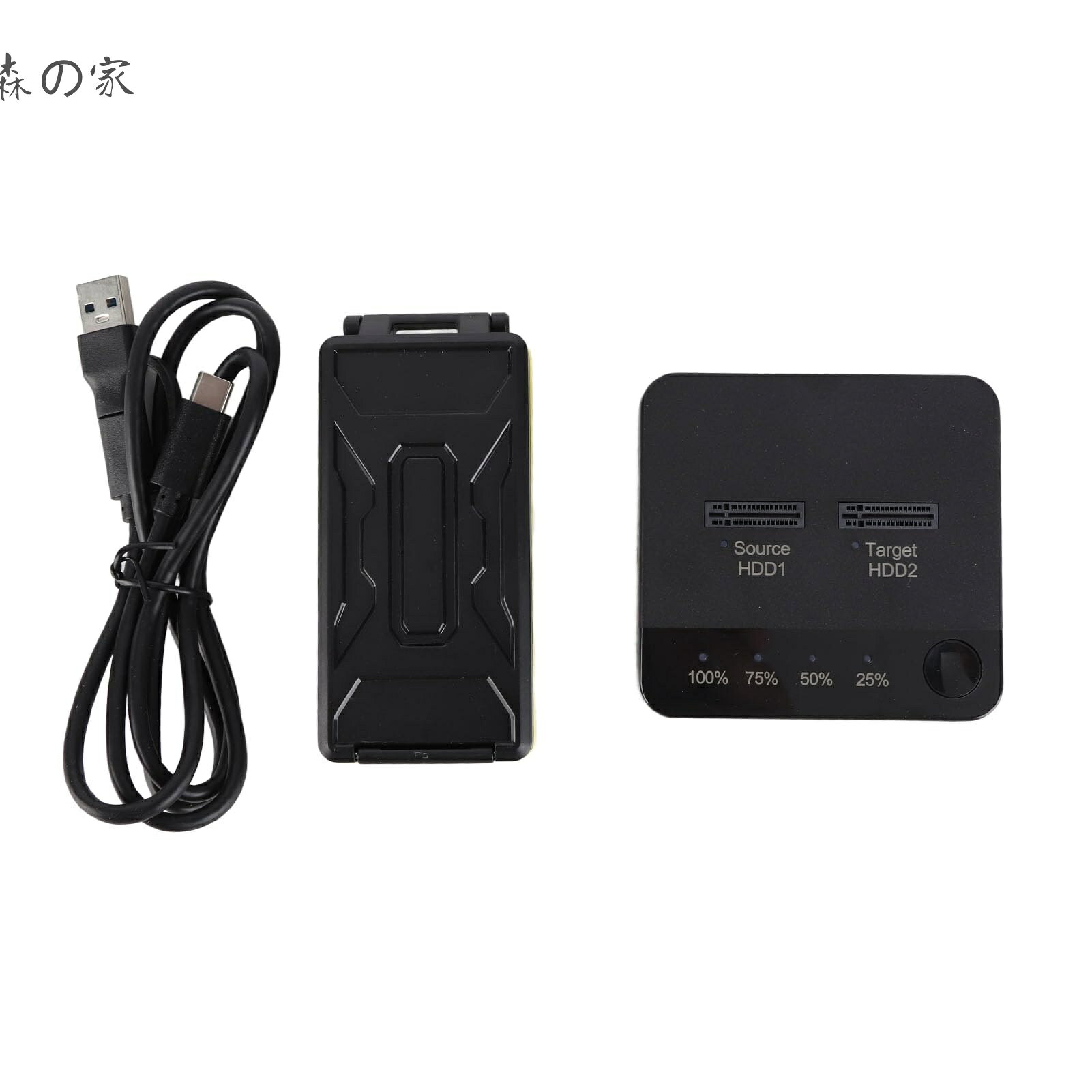 Rakuten - 【送料無料】デュプリケーターデュアルベイ 1Gbps 高速オフラインクローン M.2 SATA SSD ドッキングステーション 2230 22242 2260 2280 22110 用
