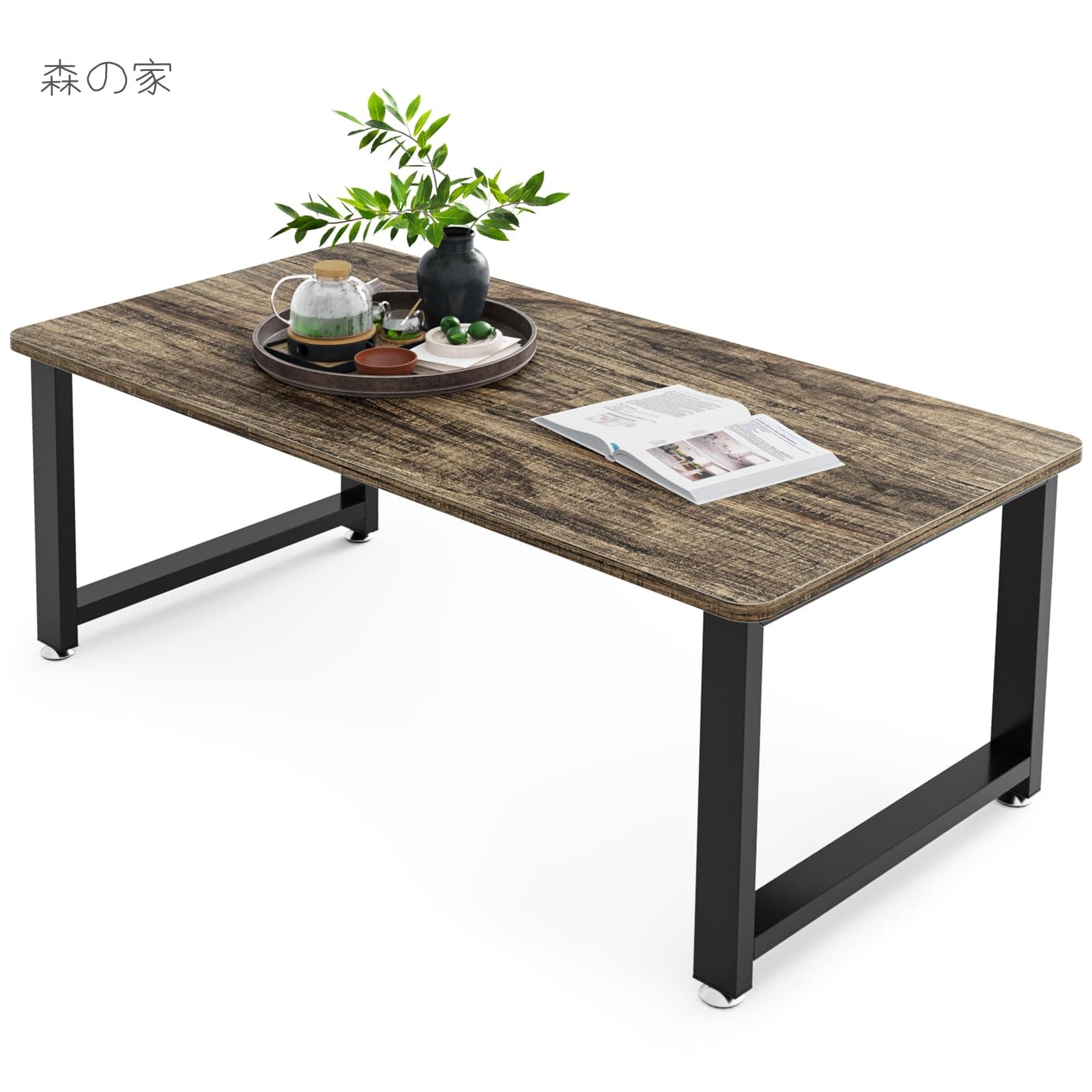 【送料無料】ローテーブル 幅90cm リビング テーブル ちゃぶ台 座卓 センターテーブル コーヒーテーブル おしゃれ 木製 低い 和室 ロータイプ (木目 幅90cm)