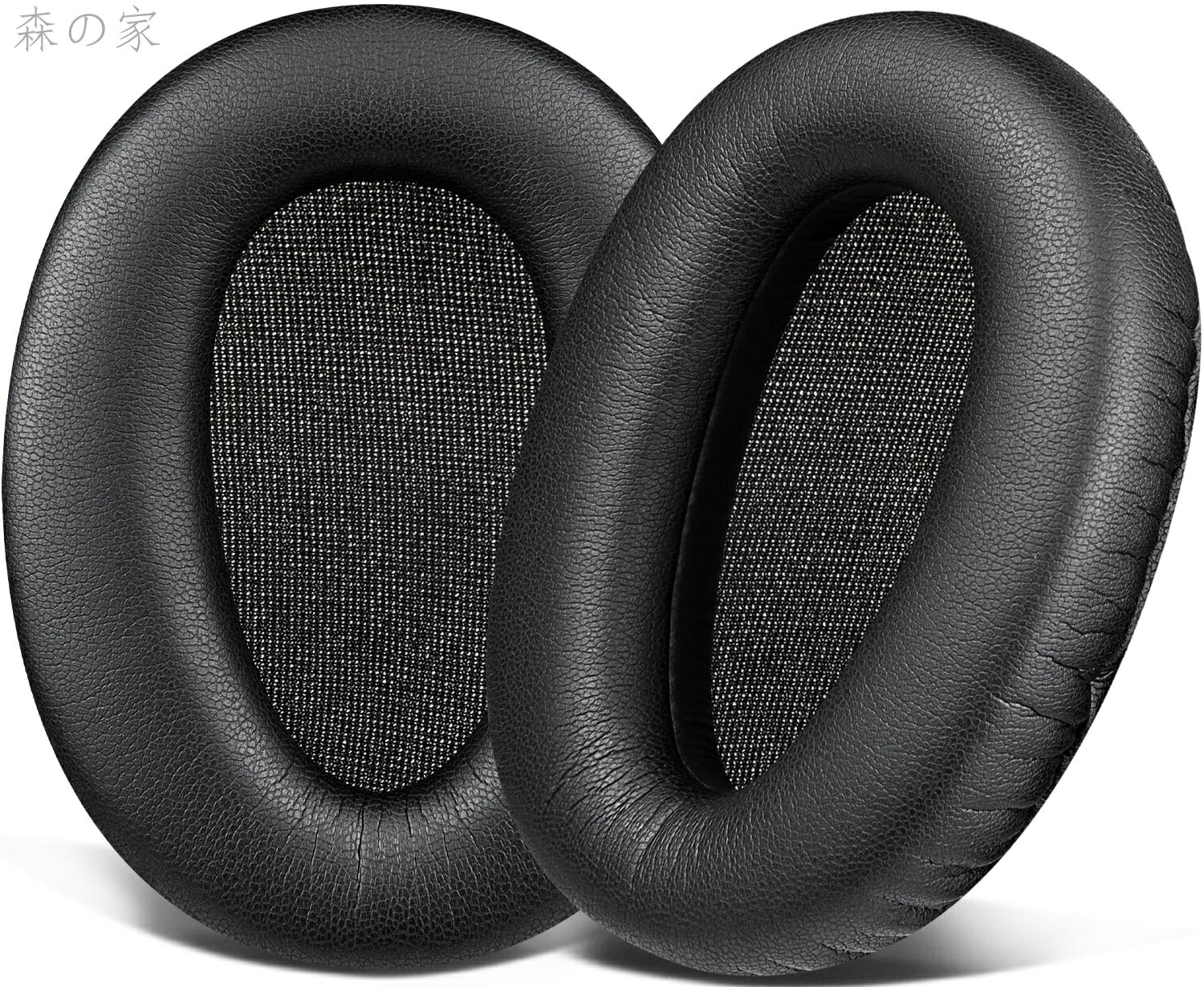 【送料無料】イヤーパッド イヤークッション Sony MDR-10R (10RNC 10RBT) & WH-CH700N & MDR-ZX770 (ZX770BN ZX770BT)/MDR-ZX780 (ZX780DC) ワイヤレス ヘッドホン 用 ヘッドセット パッド ソフトレザー 交換パッド−ブラック