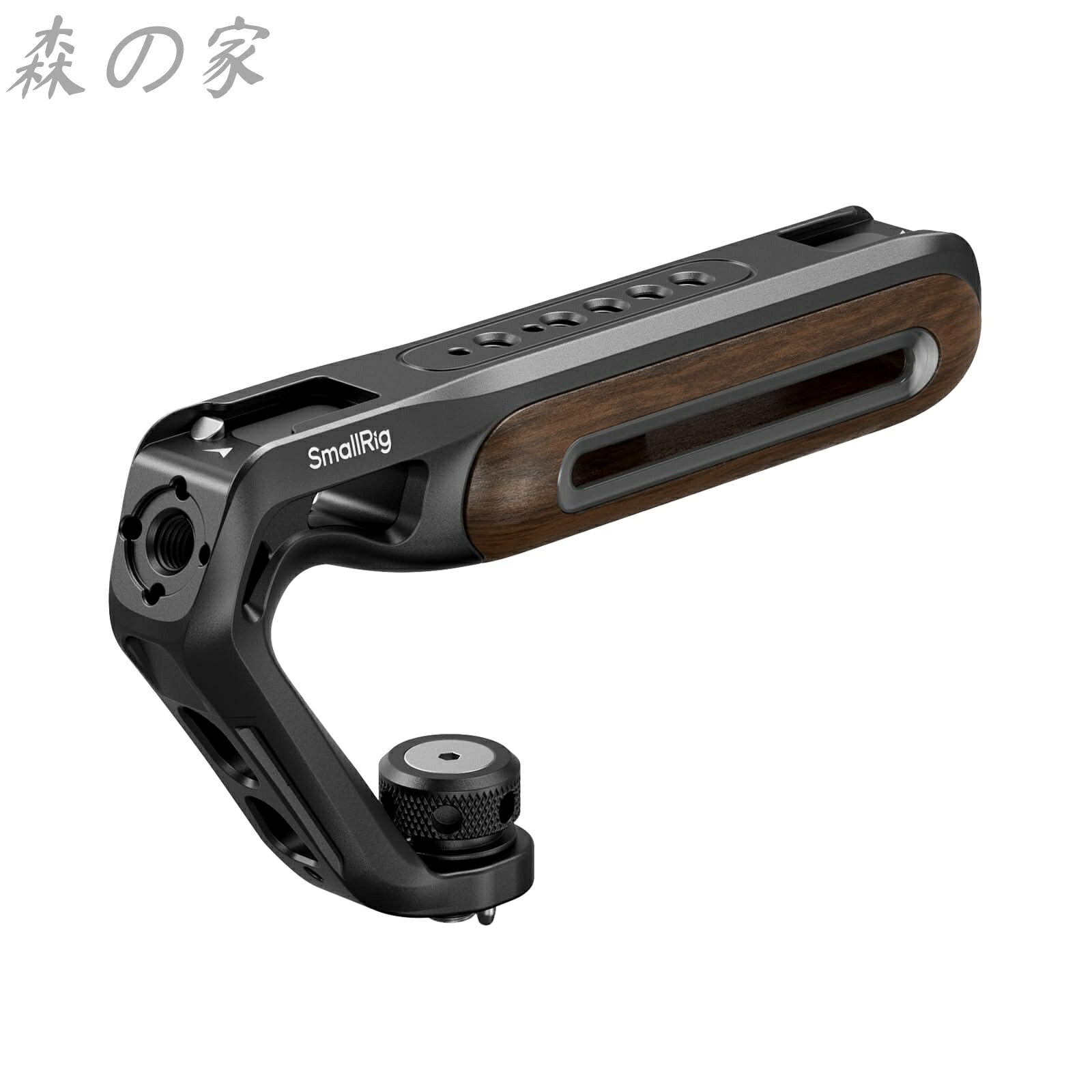 【送料無料】SmallRig カメラ用グリップトップハンドル（木製トップハンドル（ARRI用、伸縮式1/4インチ-20および3/8インチ-16ネジ付き） 最大耐荷重15kg