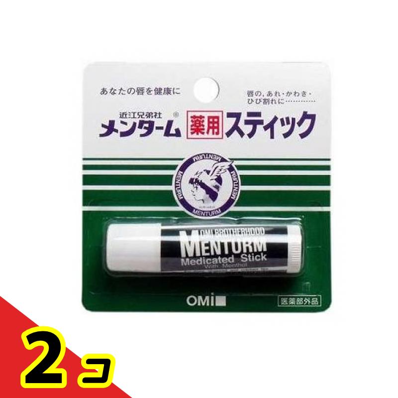 メンターム 薬用スティック レギュラー 4g 2個セット