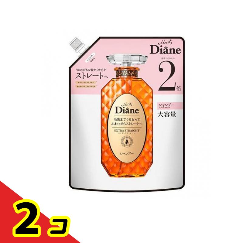乐天商城 - ダイアン パーフェクトビューティー エクストラストレート シャンプー 詰め替え用 大容量 660mL 2個セット