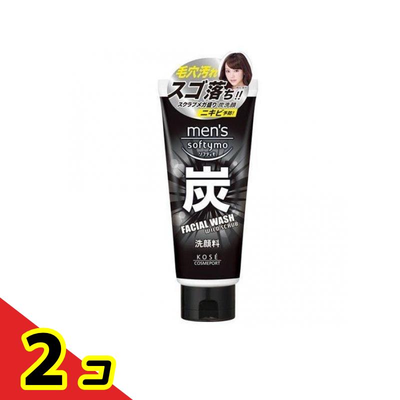 樂天商城 - メンズソフティモ フェイシャルウォッシュ(炭) 130g 2個セット