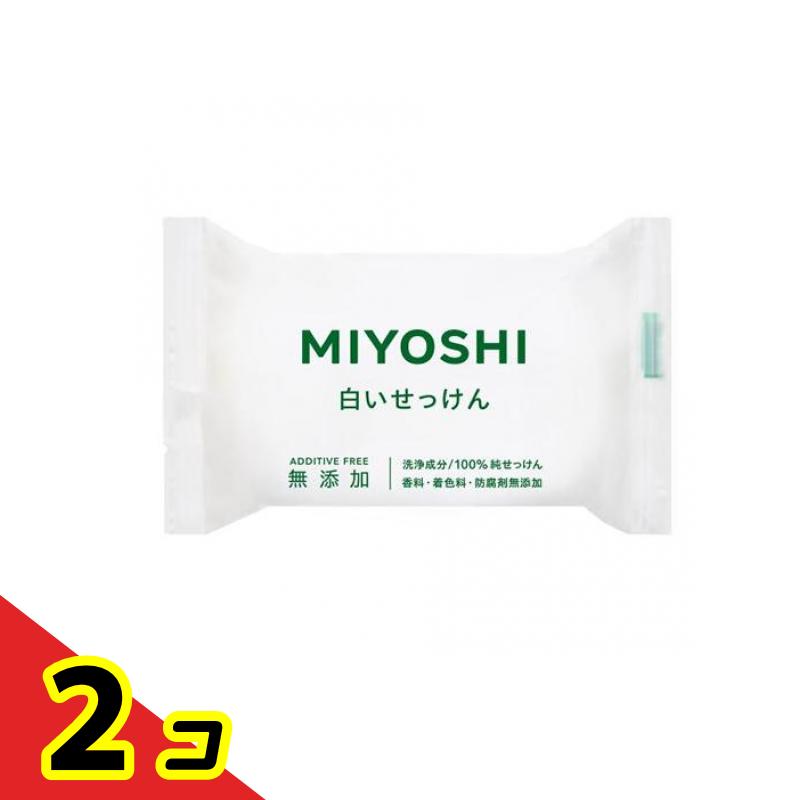 樂天商城 - ミヨシ石鹸 無添加 白いせっけん 108g× 1個入 2個セット