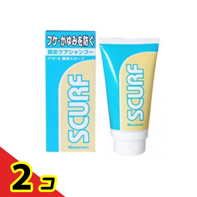 樂天商城 - ハツモール 薬用スカーフ 頭皮ケアシャンプー 80g (チューブ入) 2個セット