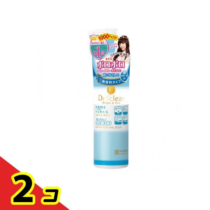 DETクリア ブライト&ピール ピーリングジェリー 無香料タイプ 180mL 2個セット